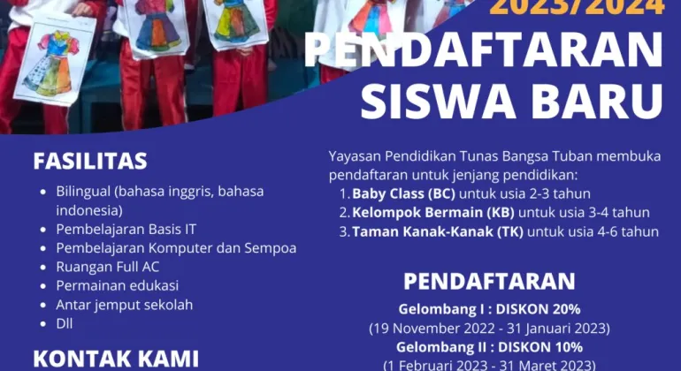 PENERIMAAN PESERTA DIDIK BARU TAHUN AJARAN 2023-2024