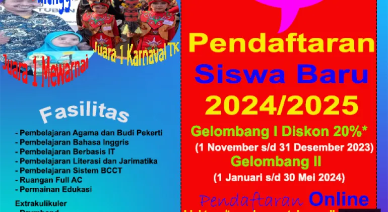 PENERIMAAN SISWA BARU TA 2024 - 2025