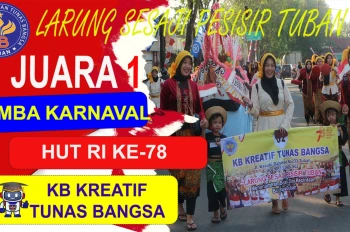 JUARA 1 LOMBA KARNAVAL KELOMPOK BERMAINHUT RI KE 78 TAHUN 2023